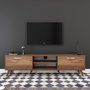 Hanah Home Soporte de TV A9 - 221 en Nogal
